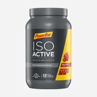 Pudra izotonica Isoactive, aroma fructe rosii - bidon 1320g