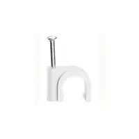 Clips fixare cablu Fixpentru - pentru concrete materials - pentru cable 5 mm² - alb