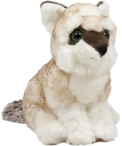 Jucărie de pluș Amek Toys - Wolf, bej melange, 18 cm