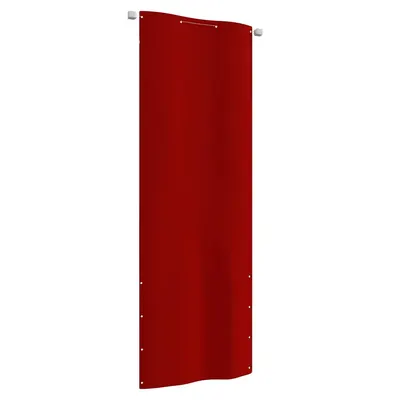 vidaXL Paravan de balcon, roșu, 80 x 240 cm, țesătură oxford