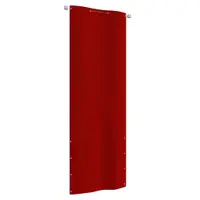 vidaXL Paravan de balcon, roșu, 80 x 240 cm, țesătură oxford