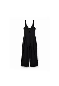 Salopeta dama - 302488728 - Viscoza - Negru