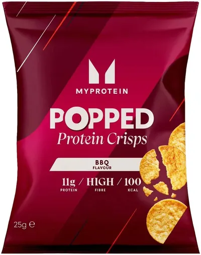 Popped Protein Crisps, grătar, 25 g, Myprotein