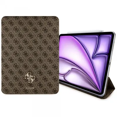 Husa pentru Apple iPad Air 13 (2026) / Air 13 (2025) / Air 13 (2024), Guess, 4G Big Logo, Maro