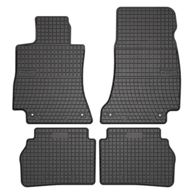 Set covorase cauciuc 4 piese BASIC, fata spate negru, potrivit MERCEDES CLS (C257) 12.17