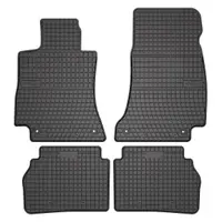 Set covorase cauciuc 4 piese BASIC, fata spate negru, potrivit MERCEDES CLS (C257) 12.17-