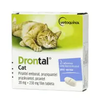 Drontal Cat - 2 Tablete