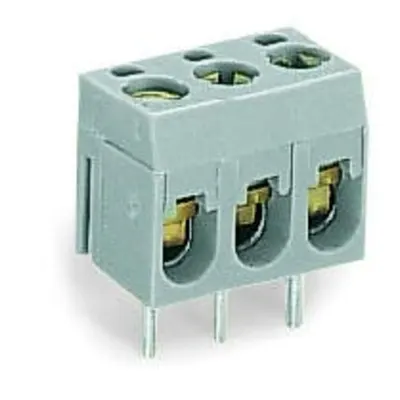 PCB terminal block; 2.5 mm²; Pin spacing 10 mm; 2-pole; 2,50 mm²; gray