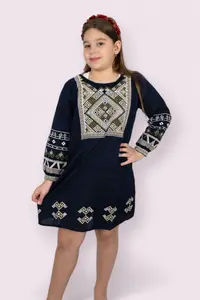Rochie traditionala fetite Roza 4