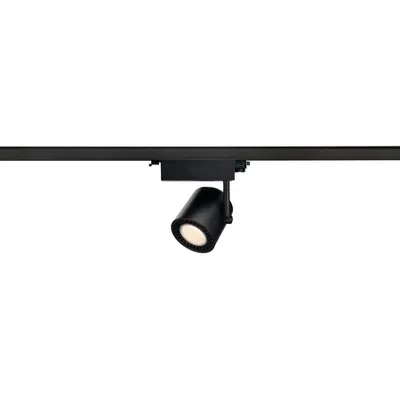 Iluminat decorativ pe sina, Melodii SUPROS TRACK, LED negru sistem 3 circuite de iluminat negru 3000K CRI90 60 ° reflector 3380lm incl. adaptor 3 circuite