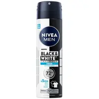 Deodorant Spray Nivea Men Invisible Black & White Fresh, 200 ml