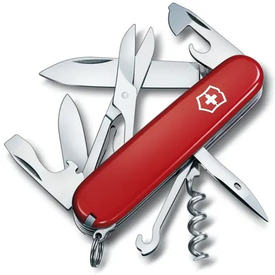 Cuțit de buzunar elvețian Victorinox – Climber, 14 functii, rosu
