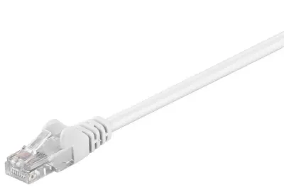 Cablu retea UTP cat.6 Alb 0.25m, SP6UTP002W