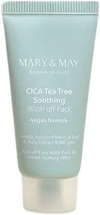 Mary&May Cica Mască facială de curățare TeaTree Soothing, 30 g