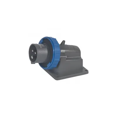 Surface appliance stecher / fisa Hypra - IP66/67-55 - 200/250 V~ - 16 A - 2P+E - plastic