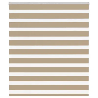 vidaXL Jaluzea tip zebra 125x150 cm lățime țesătură 120,9 cm poliester