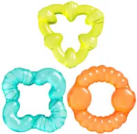 Inel gingival cu apa Playgro - Colorate, 3 buc.