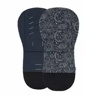 Salteluta pentru carucior, Petite&Mars, Foamy, Reversibila, Cu doua fete, Din spuma, Universala, 86x42 cm, Gri inchis