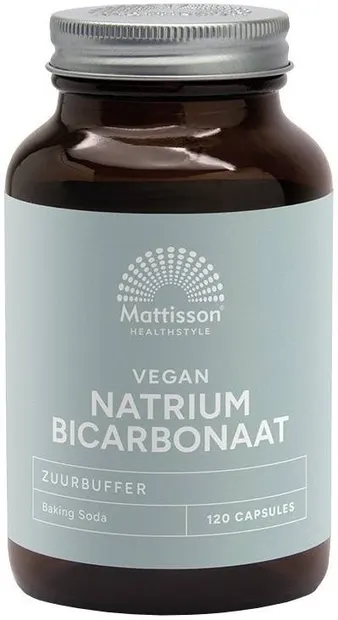 Vegan Sodium Bicarbonate, 120 capsule , Mattisson Healthstyle