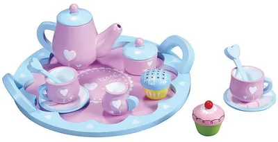 Set de servit ceai Lelin - Inimi