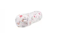 Perna de sprijin Jumbo model flori de bumbac 80 cm