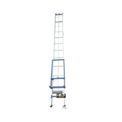 Lift electric din aluminiu înaltime maxima 18 m ,cu unghi fix pentru ridicarea marfurilor si a panourilor solare fotovoltaice