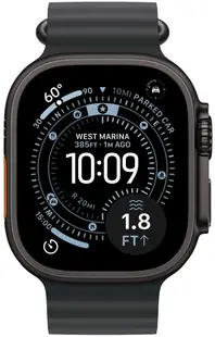 Ceas inteligent Apple - Watch Ultra 3 Cellular, 49mm, Black Titanium/Black Ocean