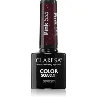 Claresa SoakOff UV/LED Color Balloon Journey lac de unghii sub forma de gel culoare Pink 553 5 g