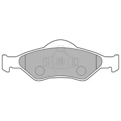 Set placute frana, frana disc DELPHI LP1470