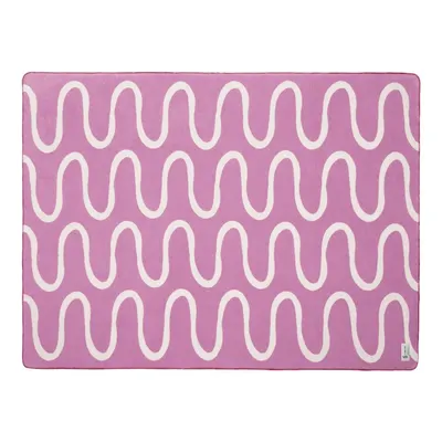 Pătură roz 150x200 cm Swirl – noo.ma
