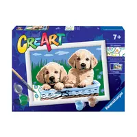 Set creativ Pictura pe numere Ravensburger Catelusi