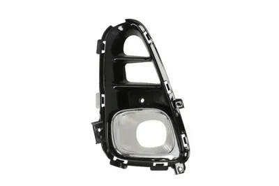 Grila Fata Stanga (cu dungi cromate, cu orificii lampa ceata, plastic, negru) potrivit KIA PICANTO II, PICANTO III 05.11- 04.17