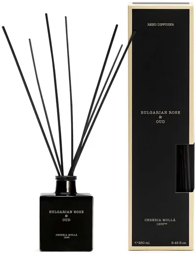 Bețișoare de tămâie Cereria Molla - Bulgarian Rose &amp; Oud, 250 ml