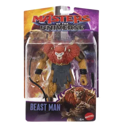 Figurina articulata, Masters Of The Universe, Beast Man, 14 cm, JKH91