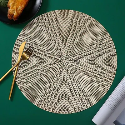 Suport pentru farfurie Morello - Gold Wheat, 38 cm, auriu