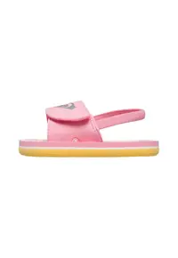 Sandale slingback cu velcro Finn - Roz pastel