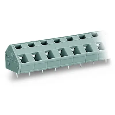 PCB terminal block; 2.5 mm²; Pin spacing 7.5/7.62 mm; 2-pole; CAGE CLAMP®; commoning option; 2,50 mm²; gray