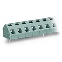 PCB terminal block; 2.5 mm²; Pin spacing 7.5/7.62 mm; 2-pole; CAGE CLAMP®; commoning option; 2,50 mm²; gray