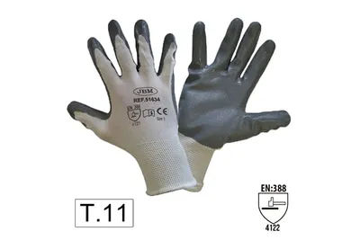 Manusi De Lucru Cu Palma Intarita De Nitril T11 Jbm