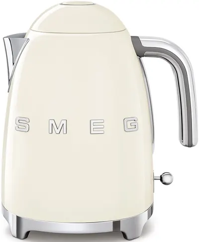 Fierbător electric Smeg - KLF03CREU, 2400W, 1.7 l, bej