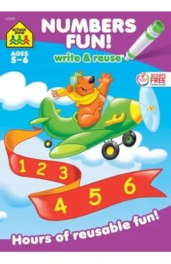 Math Readiness a Wipe-Off Book: Hours of Reusable Fun!