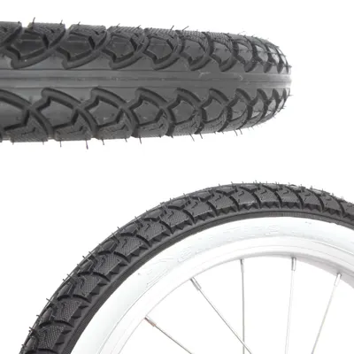 Anvelopă de bicicletă Deli Tire 16X2.125 Negru-Alb