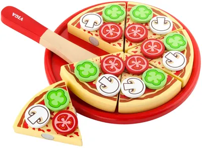 Set de joaca din lemn Viga - Pizza