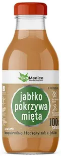 Suc de mere, urzică și mentă, 300 ml, Ekamedica