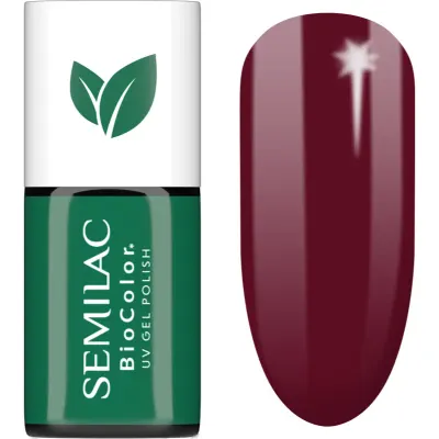Semilac UV Hybrid BioColor unghii cu gel folosind UV / lampă cu LED culoare 727 Violet Butterfly 7 ml