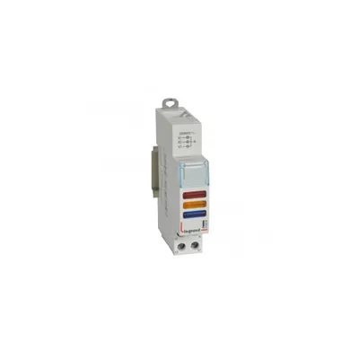 LED Indicator - triple 230/400 V~ - rosu/yellow/albastru - 1 module