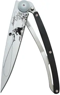 Cuțit de buzunar Deejo - Ebony-Fly Fishing, 37 g