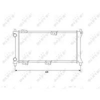 Radiator, racire motor NRF 58225