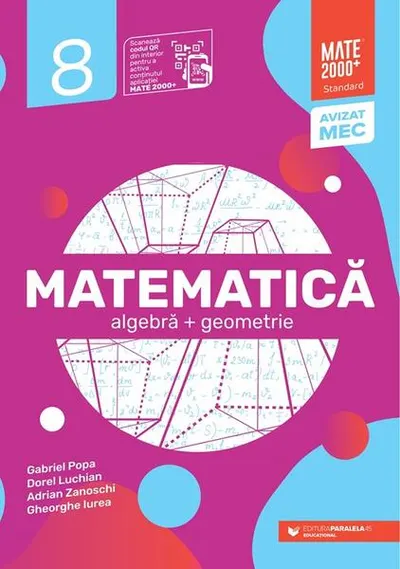 Matematică Standard. Algebră, geometrie. Clasa a VIII-a - Paperback brosat