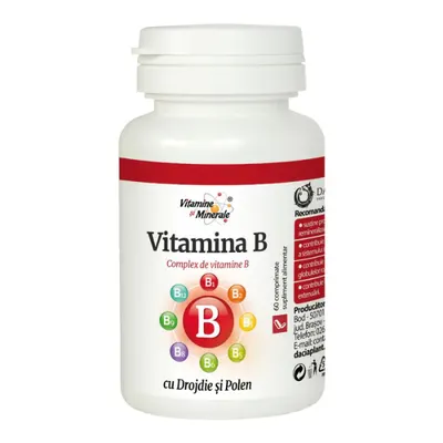 Vitamina B cu Drojdie si Polen, Dacia Plant | 60 comprimate